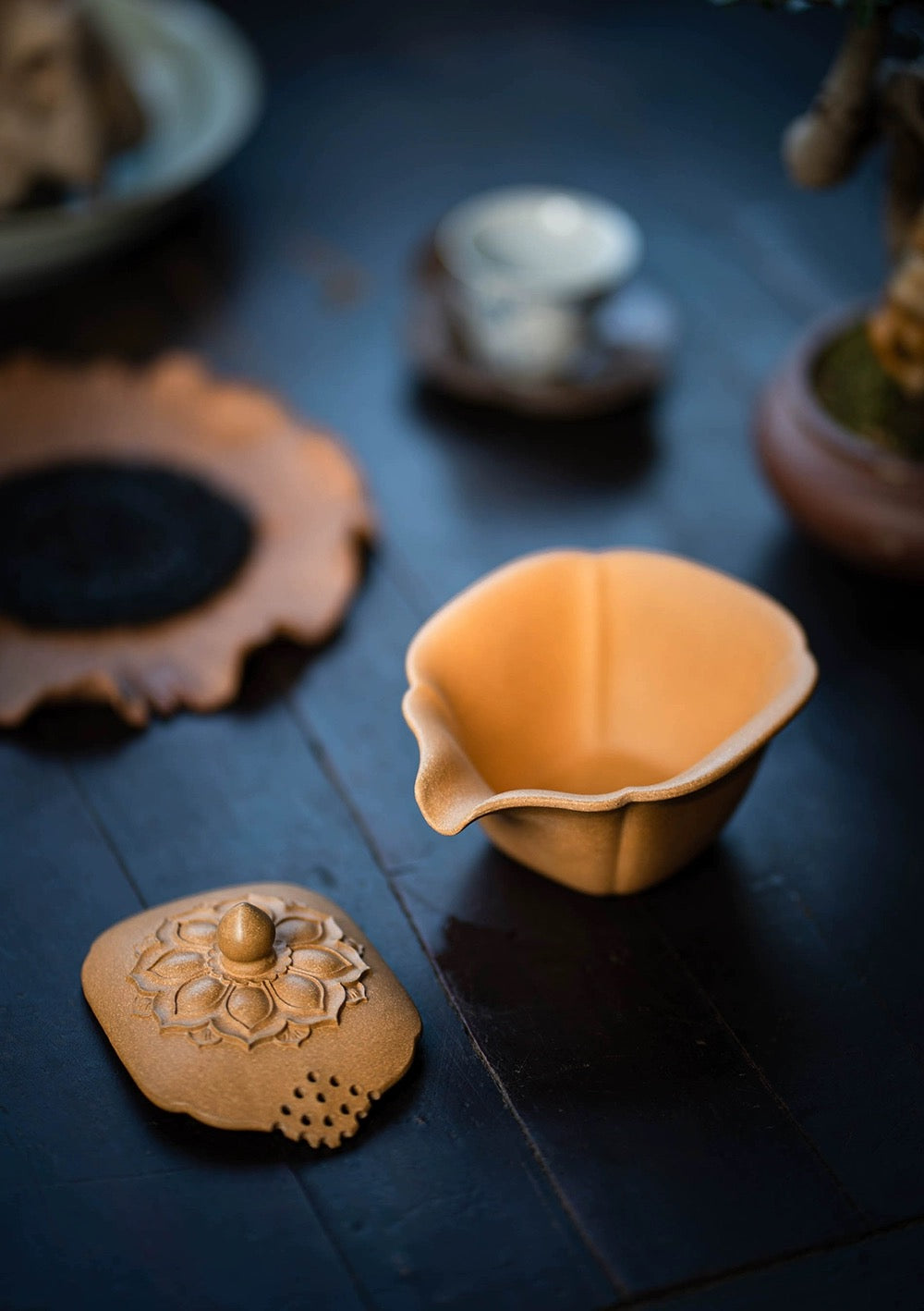 "Lotus Teacup"pot